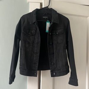 Prosperity black jean jacket. New with tags.